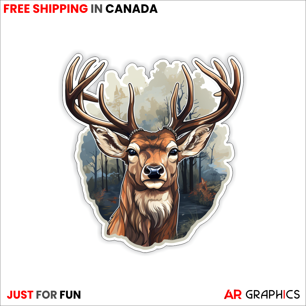 Deer Head AR Graphics